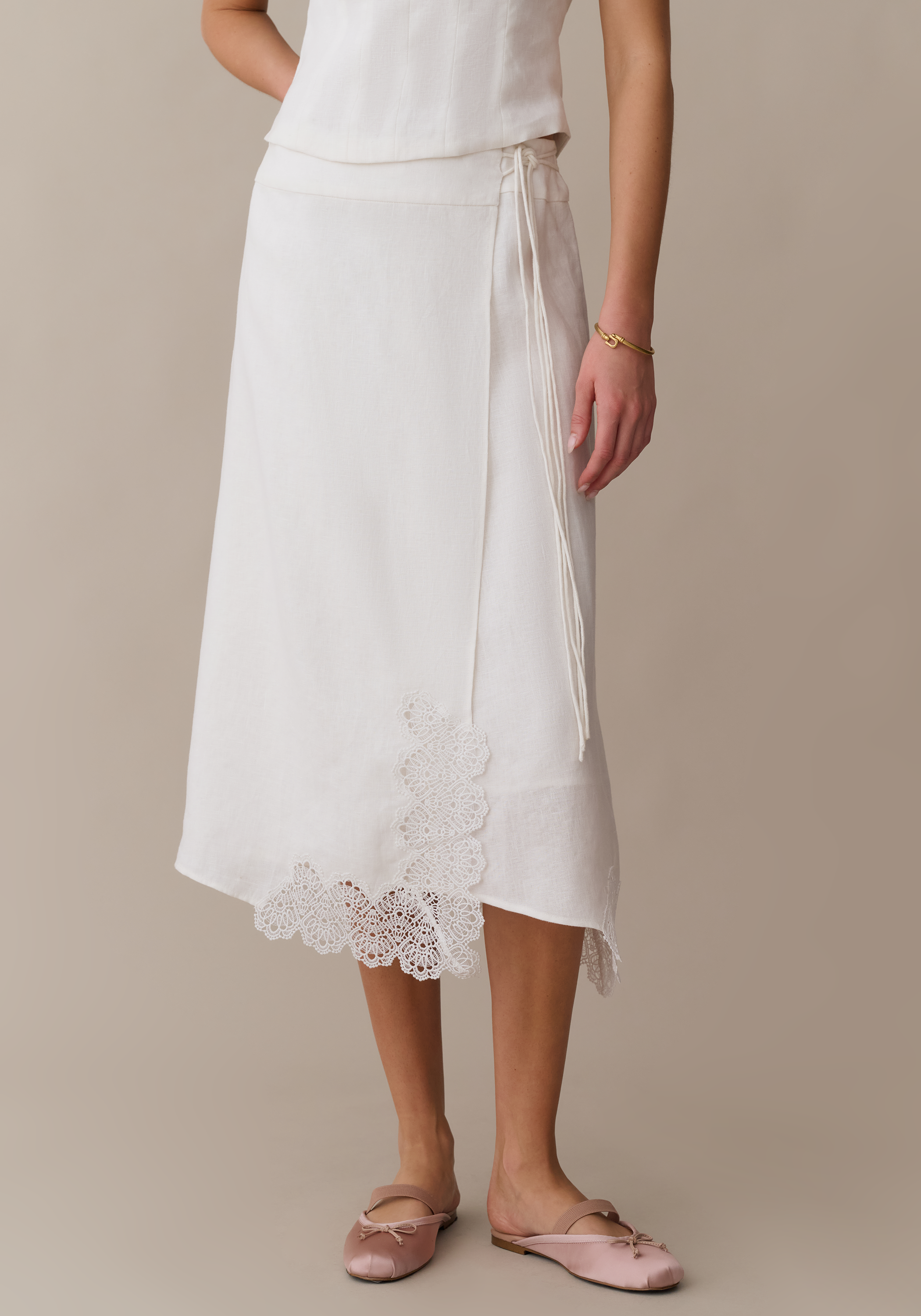 Trinity Linen Skirt