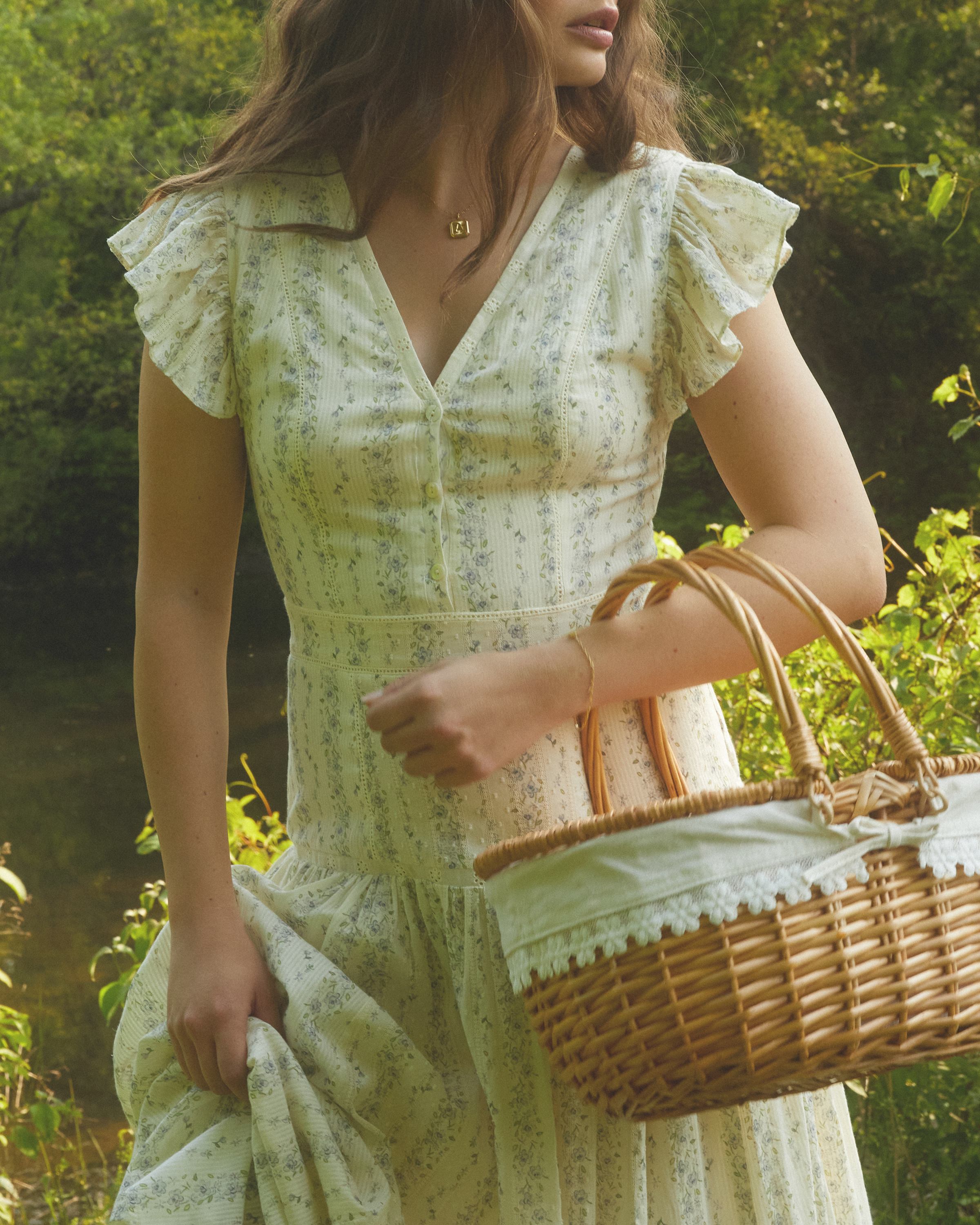Few Moda | Nella Cotton Dress - Wispy Blue / 8 Few Moda | Nella Cotton Dress - Wispy Blue / 8