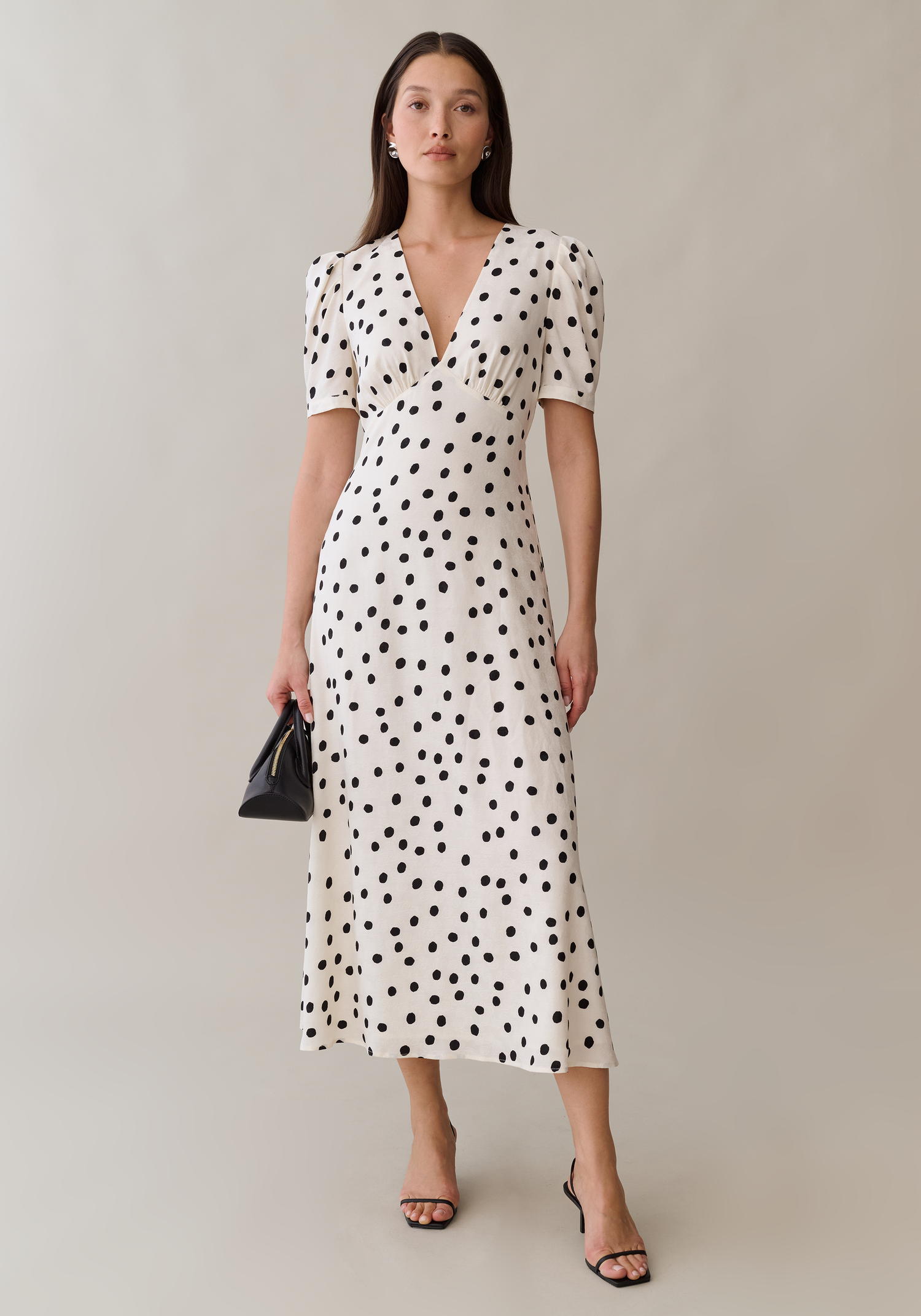 alyssa a-line cotton dress Marcella | Alyssa Infinity Sleeveless Dress in Chestnut | Women's Size Medium | Sustainable European Jersey