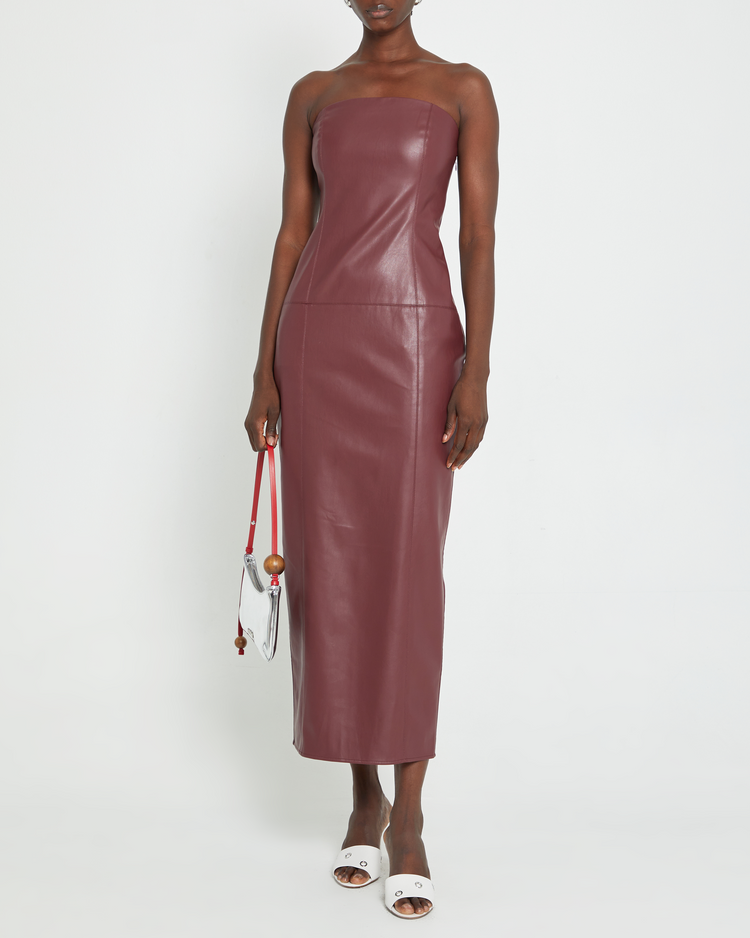 Kimberly Vegan Leather Dress