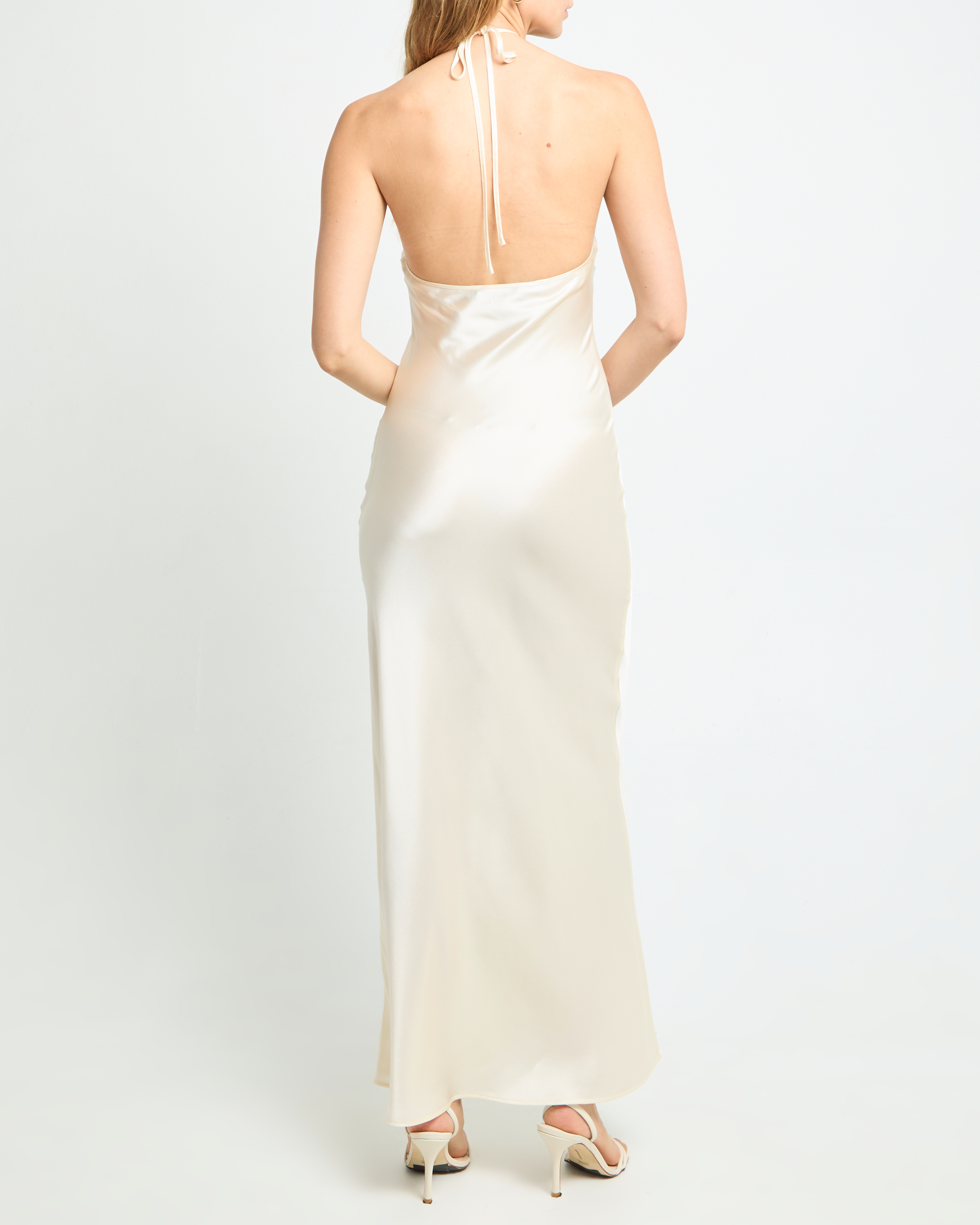 Few Moda | Oakley Silk Dress - Ivory / M Few Moda | Oakley Silk Dress - Ivory / M