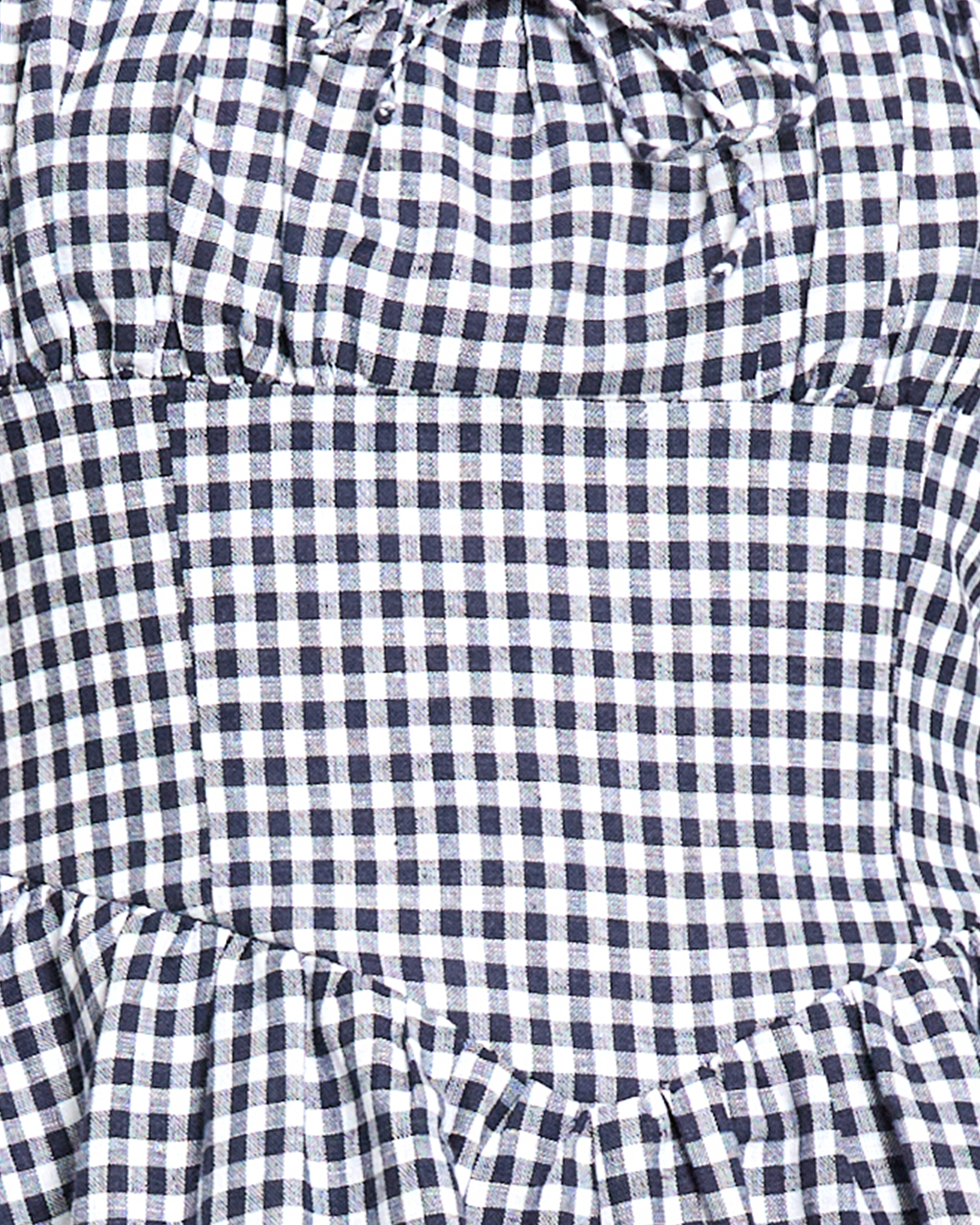 Few Moda | Chiara Linen Dress - NAVY Gingham / 0 Few Moda | Chiara Linen Dress - NAVY Gingham / 0