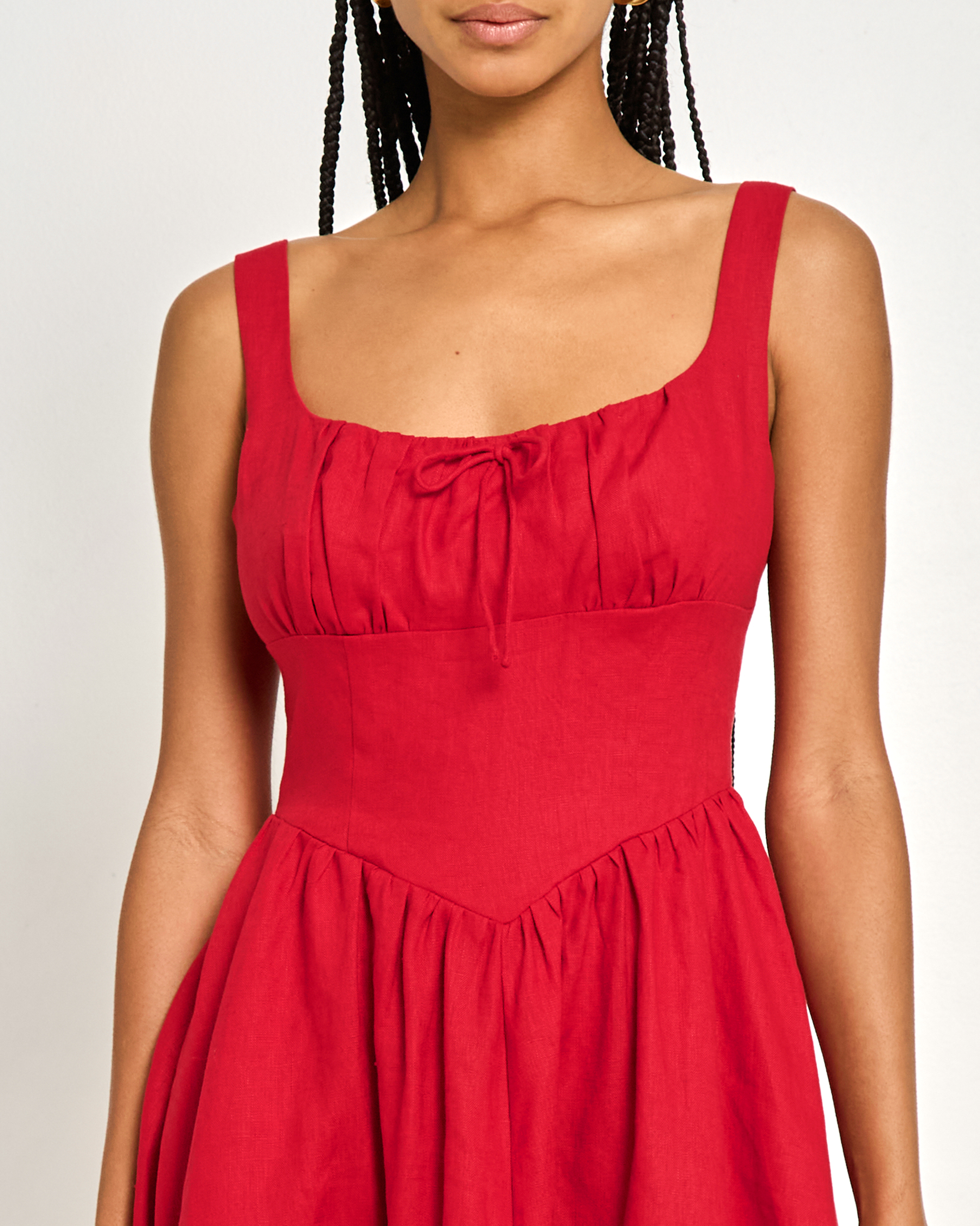caara linen dress Few Moda | Chiara Linen Dress