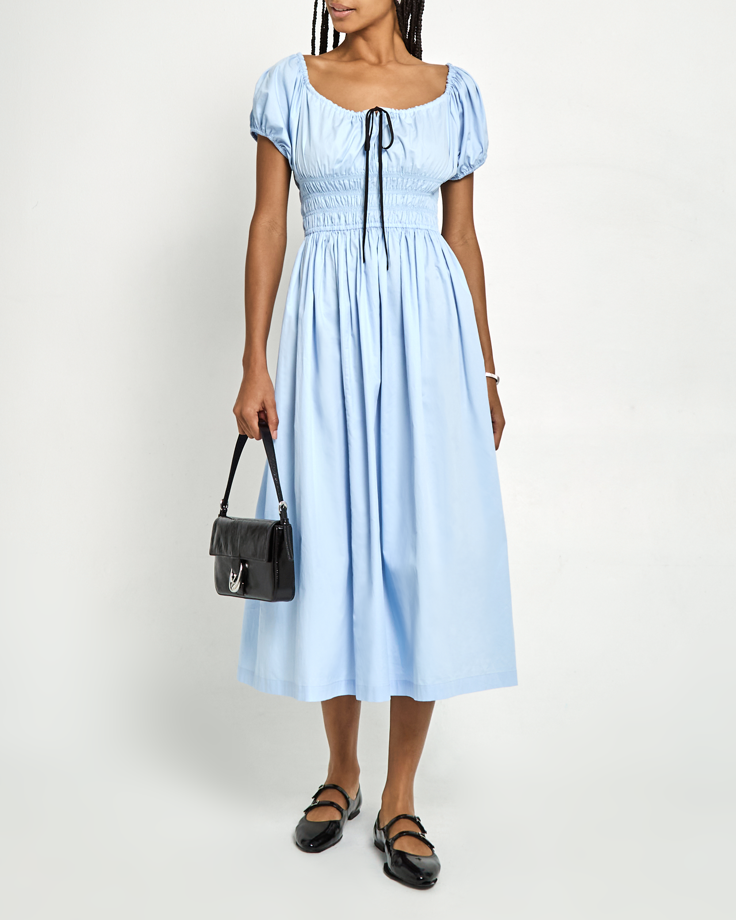 Few Moda | Evie Cotton Dress - Light BLUE / XS Few Moda | Evie Cotton Dress - Light BLUE / XS