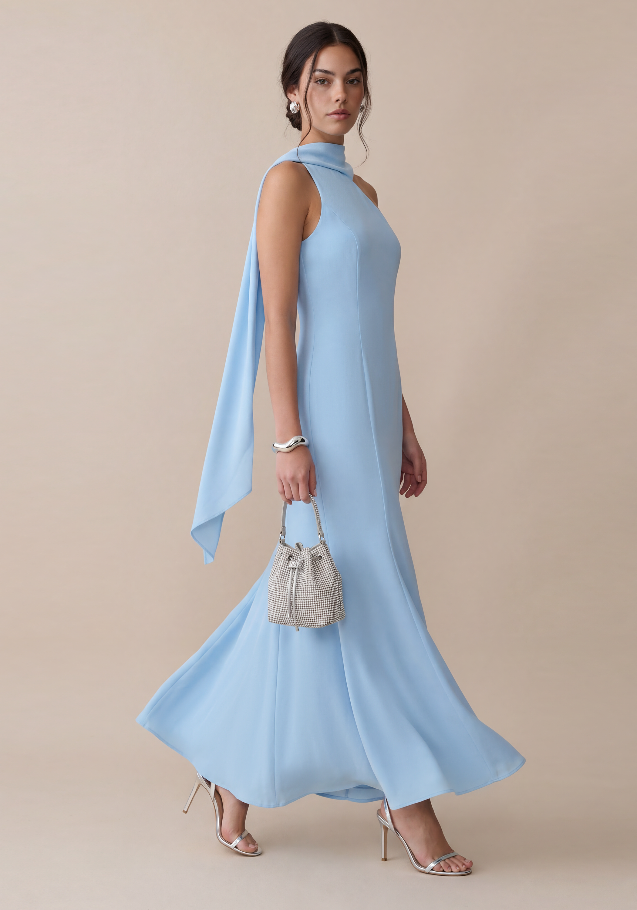 citara maxi dress Faithfull The Brand- Citara Maxi Dress- Butter Stripe
