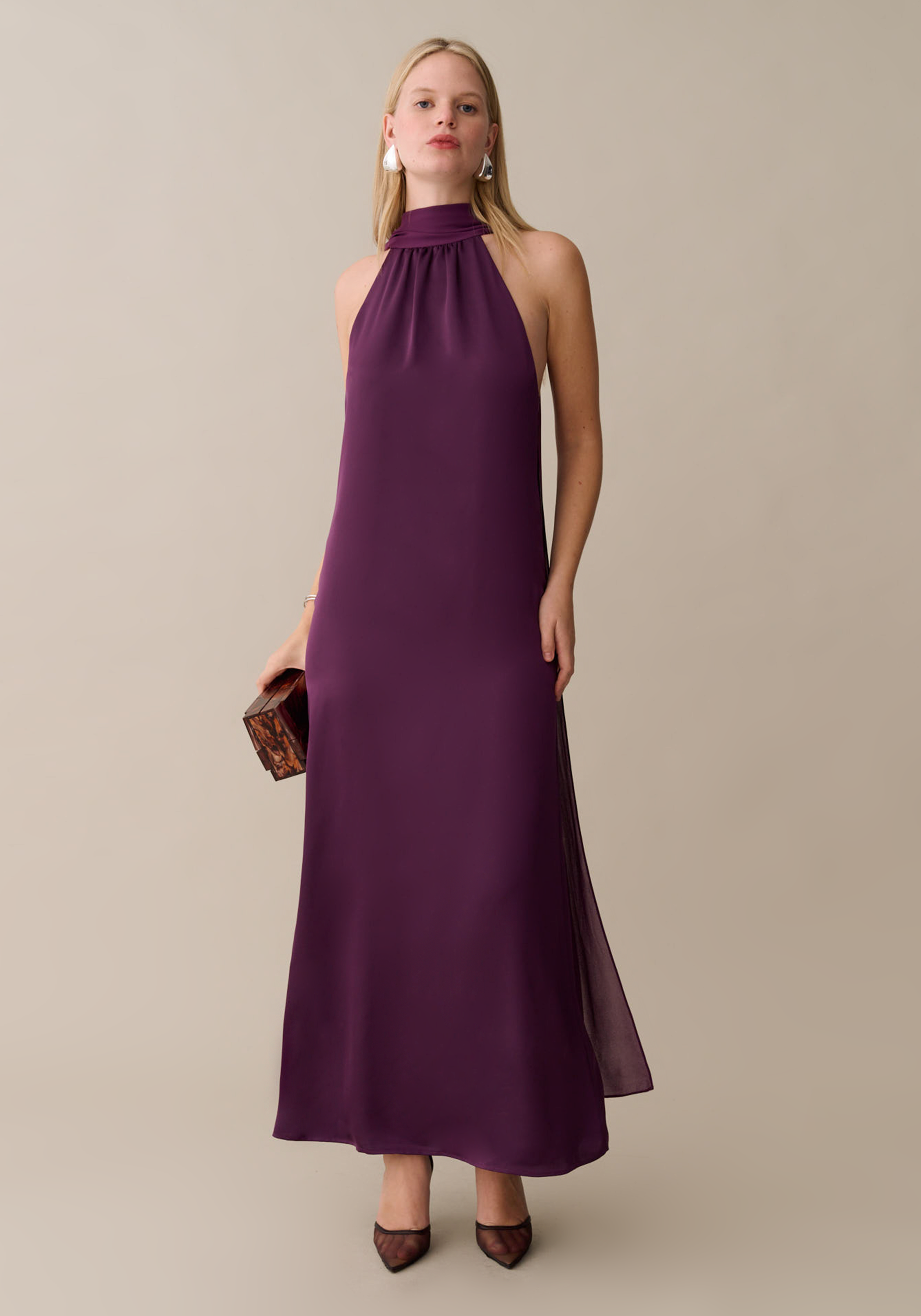 Few Moda | Alessia Dress - Grape / XL Few Moda | Alessia Dress - Grape / XL