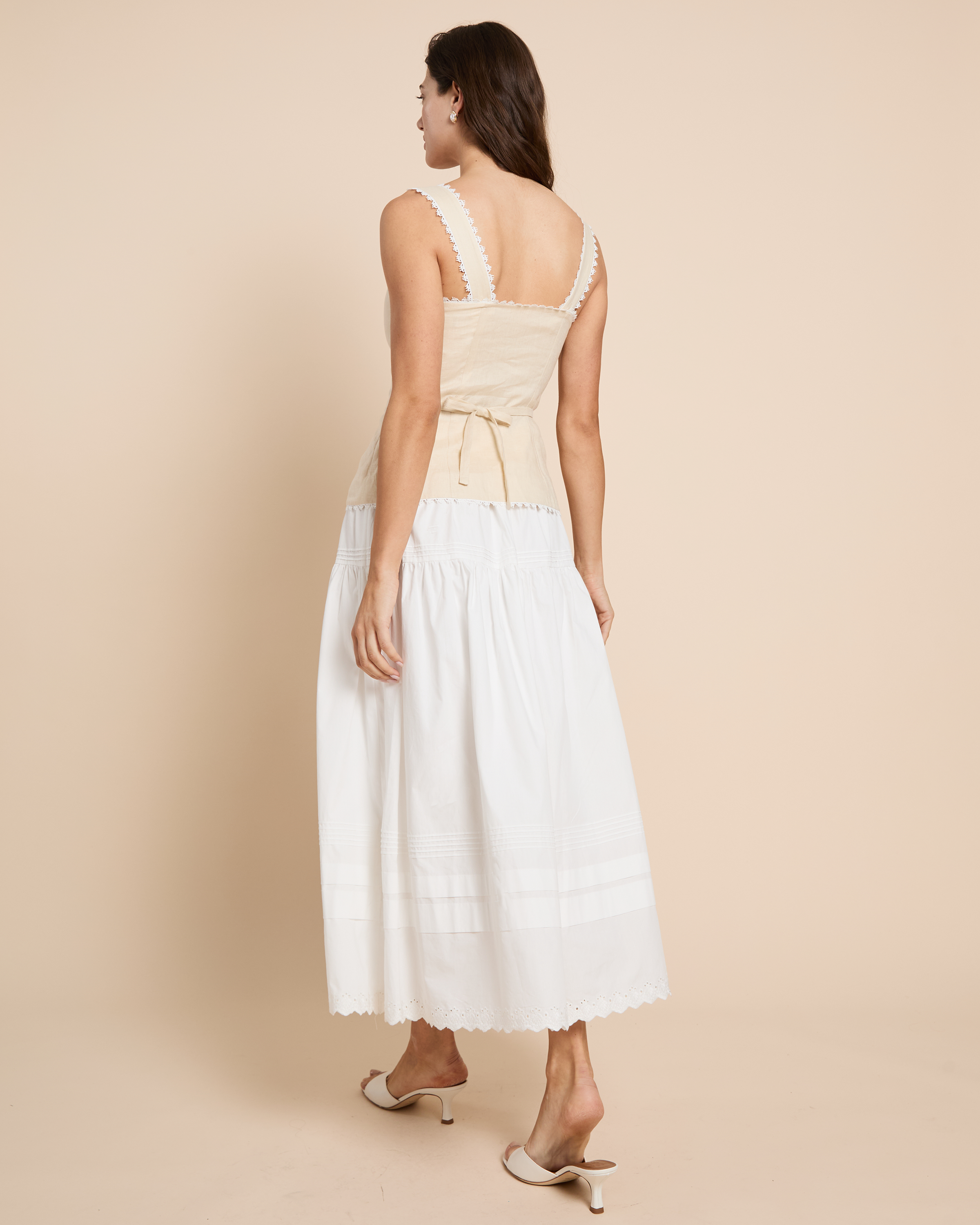 Few Moda | Beth Cotton Skirt - White / 10 Few Moda | Beth Cotton Skirt - White / 10