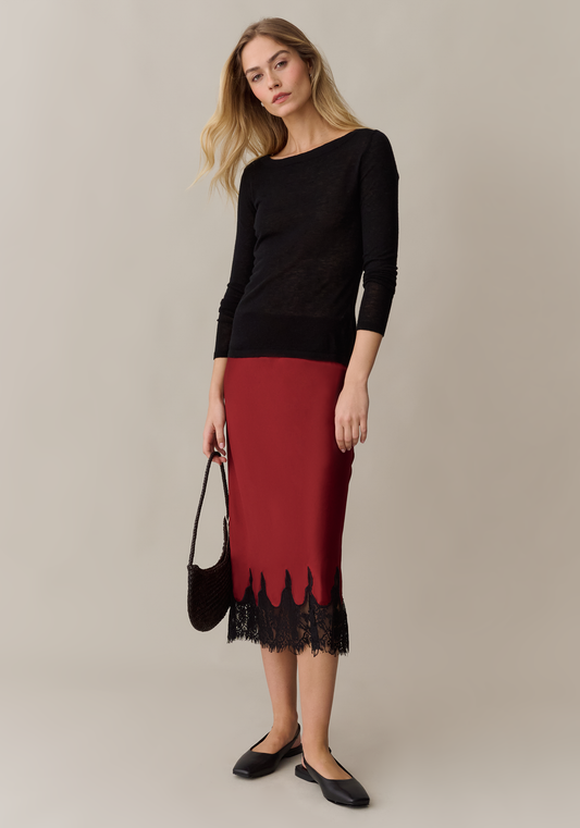 Evren Silk Skirt