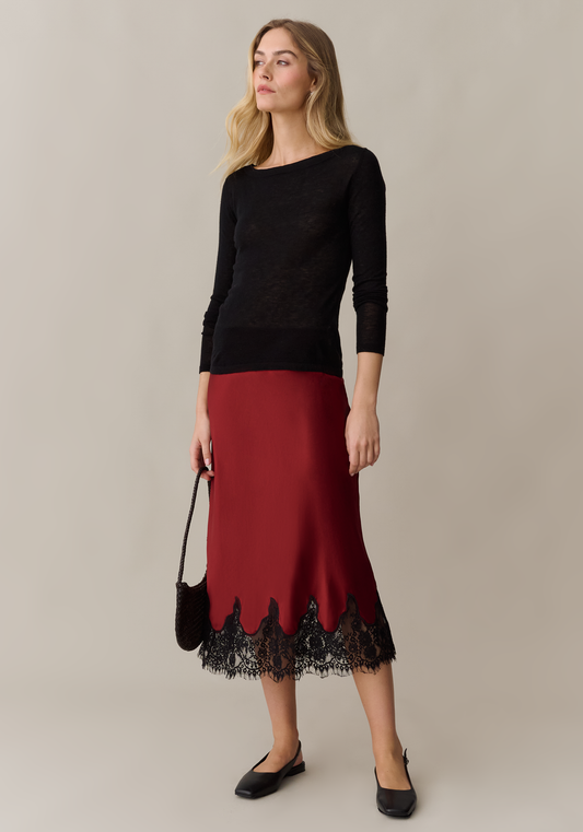 Evren Silk Skirt