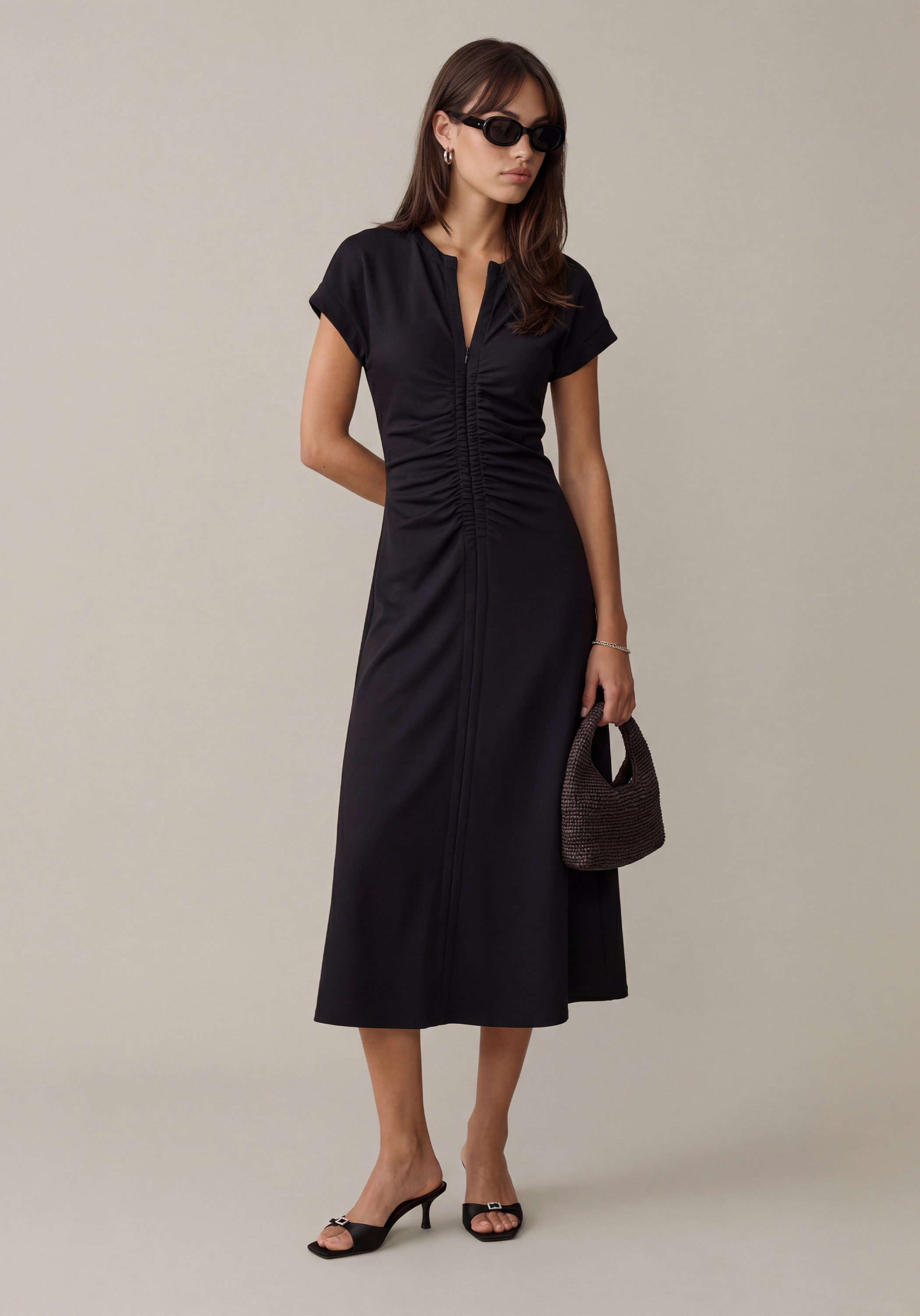 Few Moda | Roxy Ponte Knit Dress - Black / 8 Few Moda | Roxy Ponte Knit Dress - Black / 8