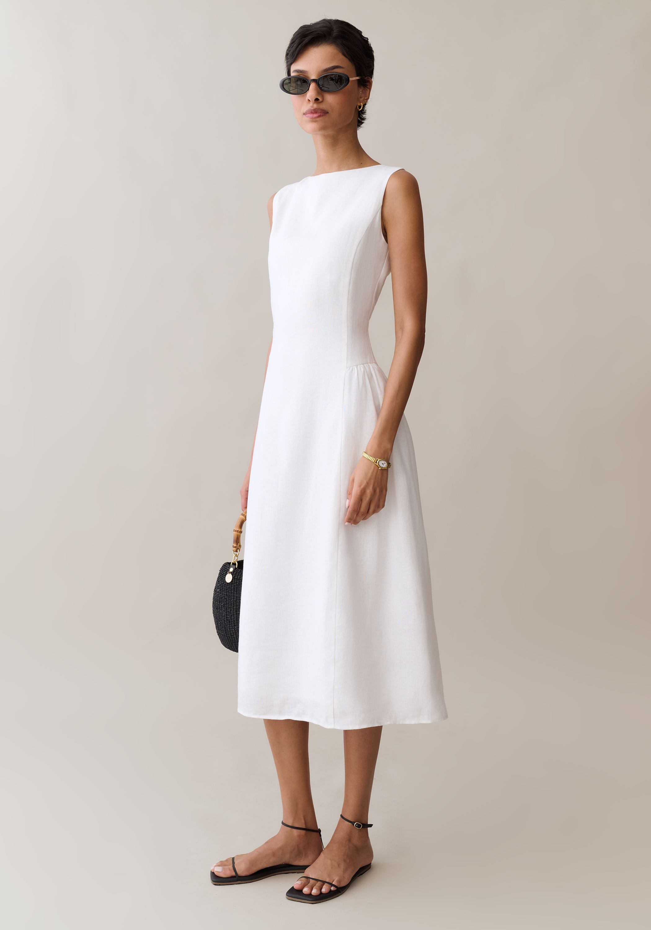 Avalon Linen Dress