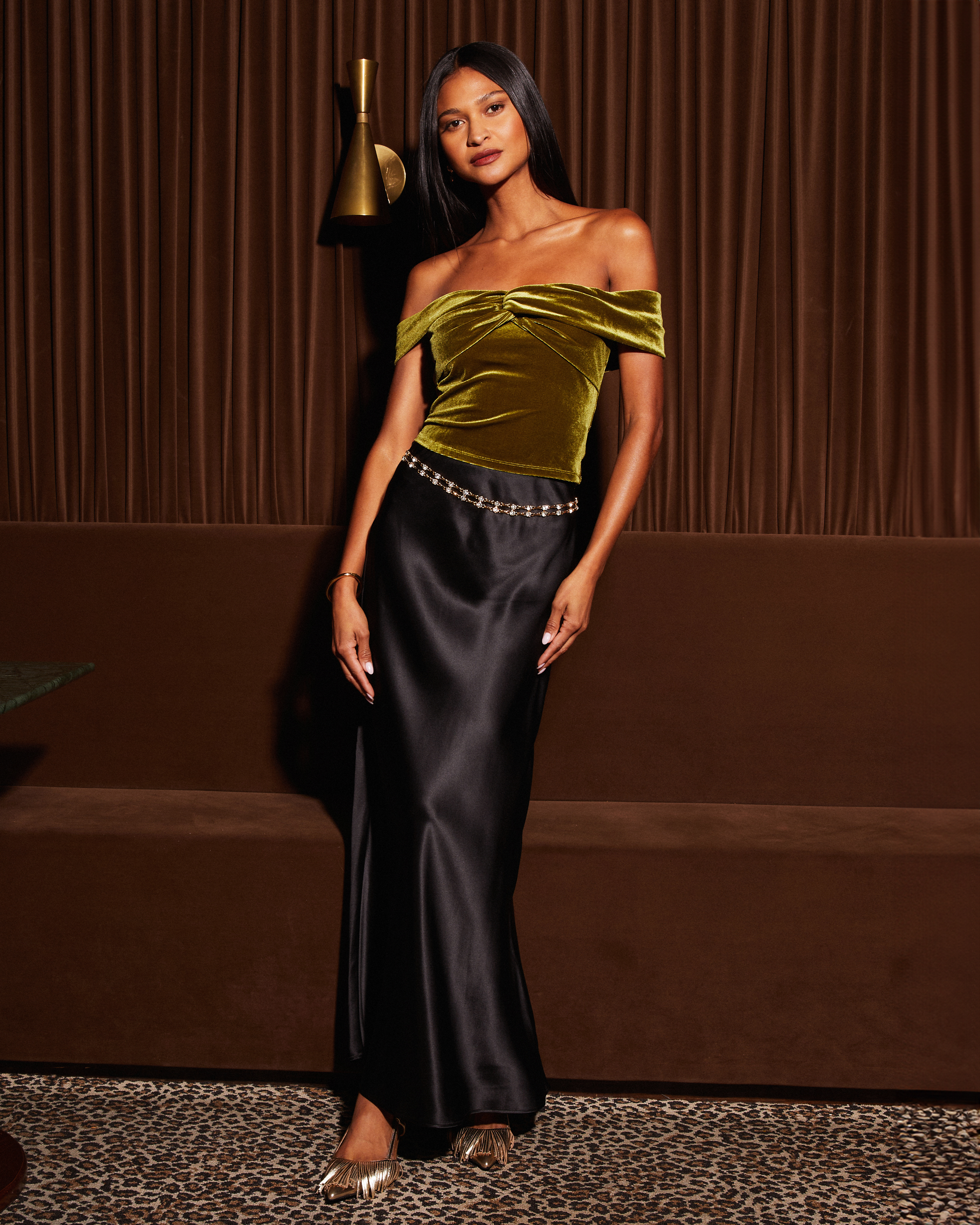 Binx Top DARK Green Velvet / XL Binx Top DARK Green Velvet / XL