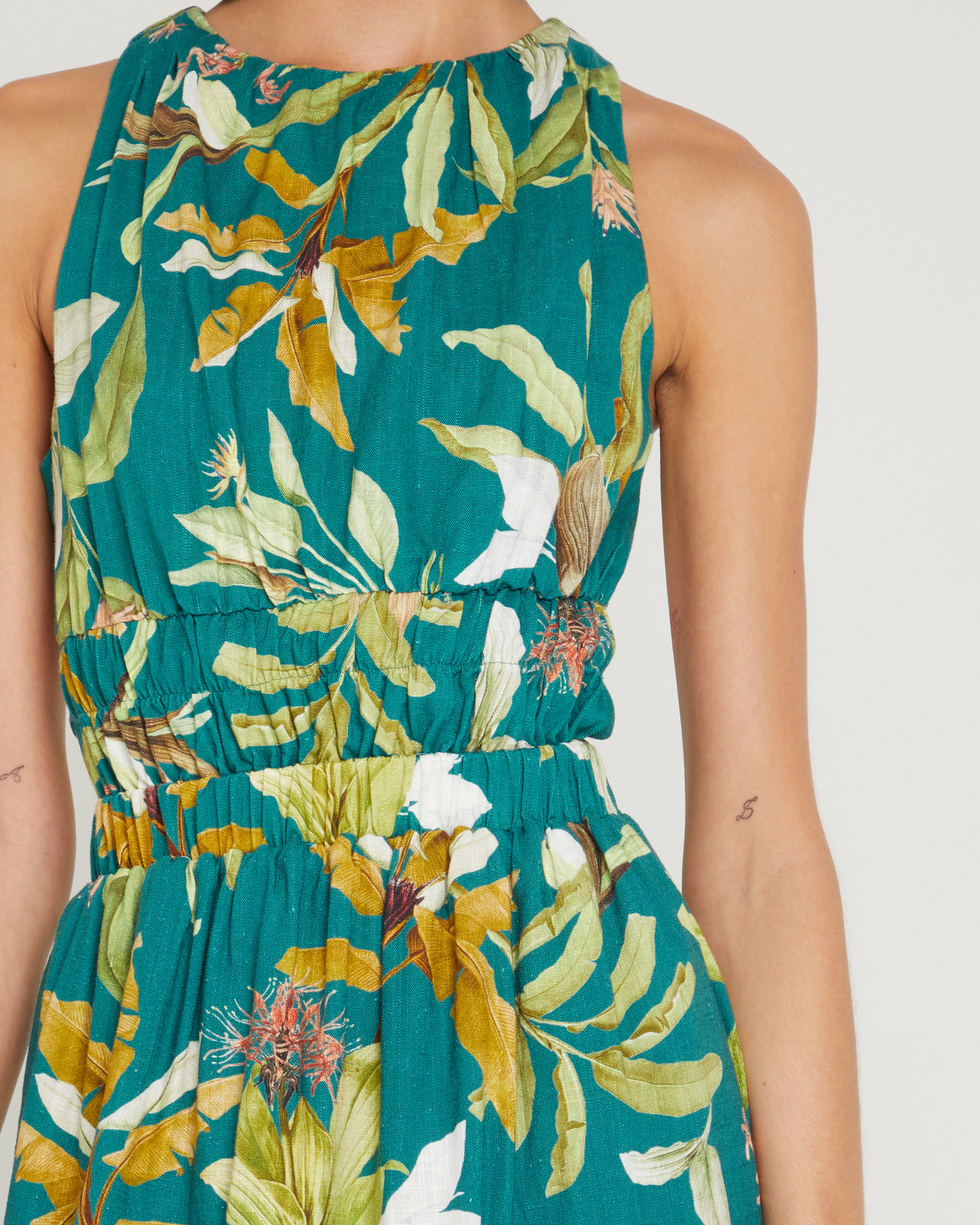 Ivy Palm Springs Print Mini Dress